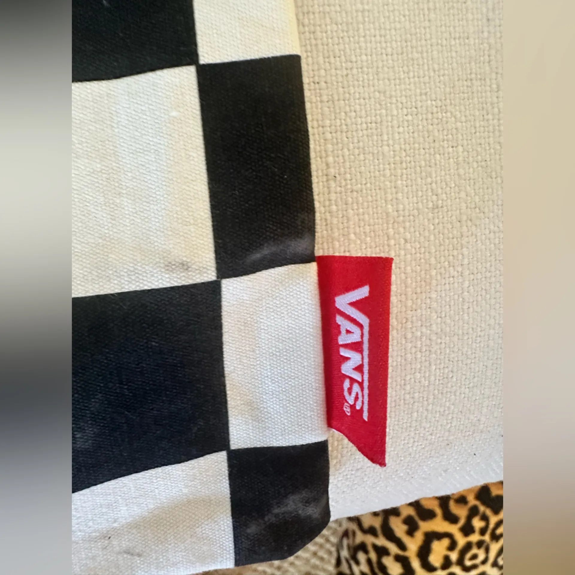 Vans  Checkerboard Drawstring Dust Bag - Image 2