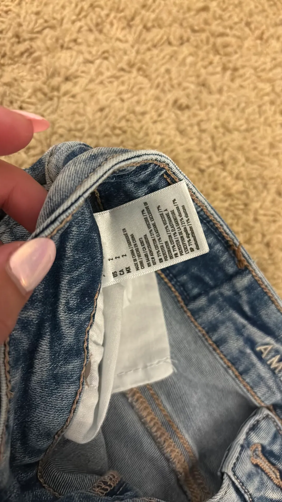 jean shorts - Image 3