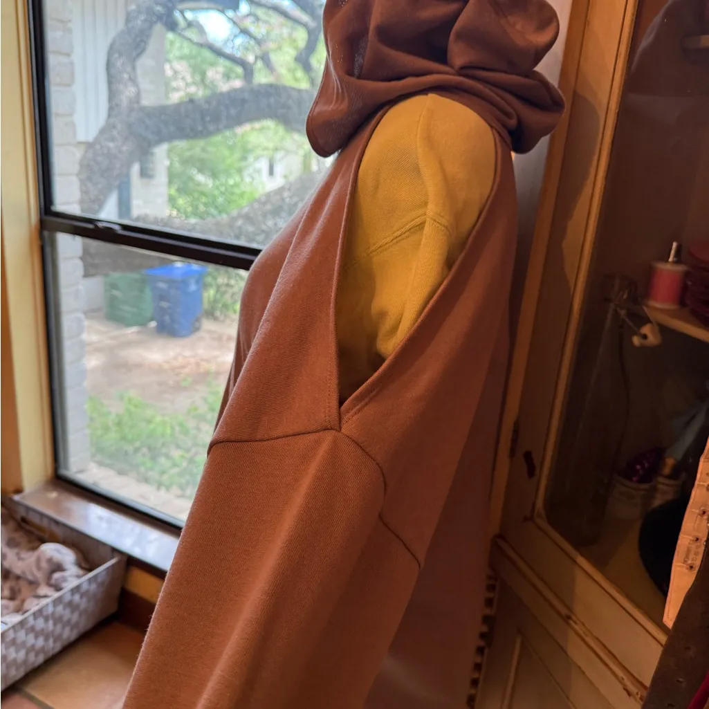 Forever 21 Tan Knit hoodie - Image 4