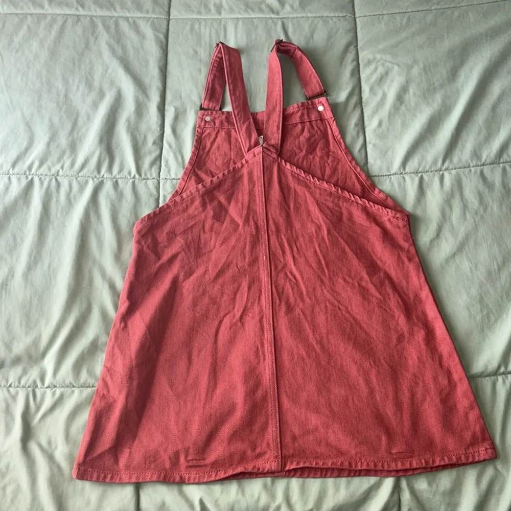 Jade & Sage overall dress Orange Size M - Image 4