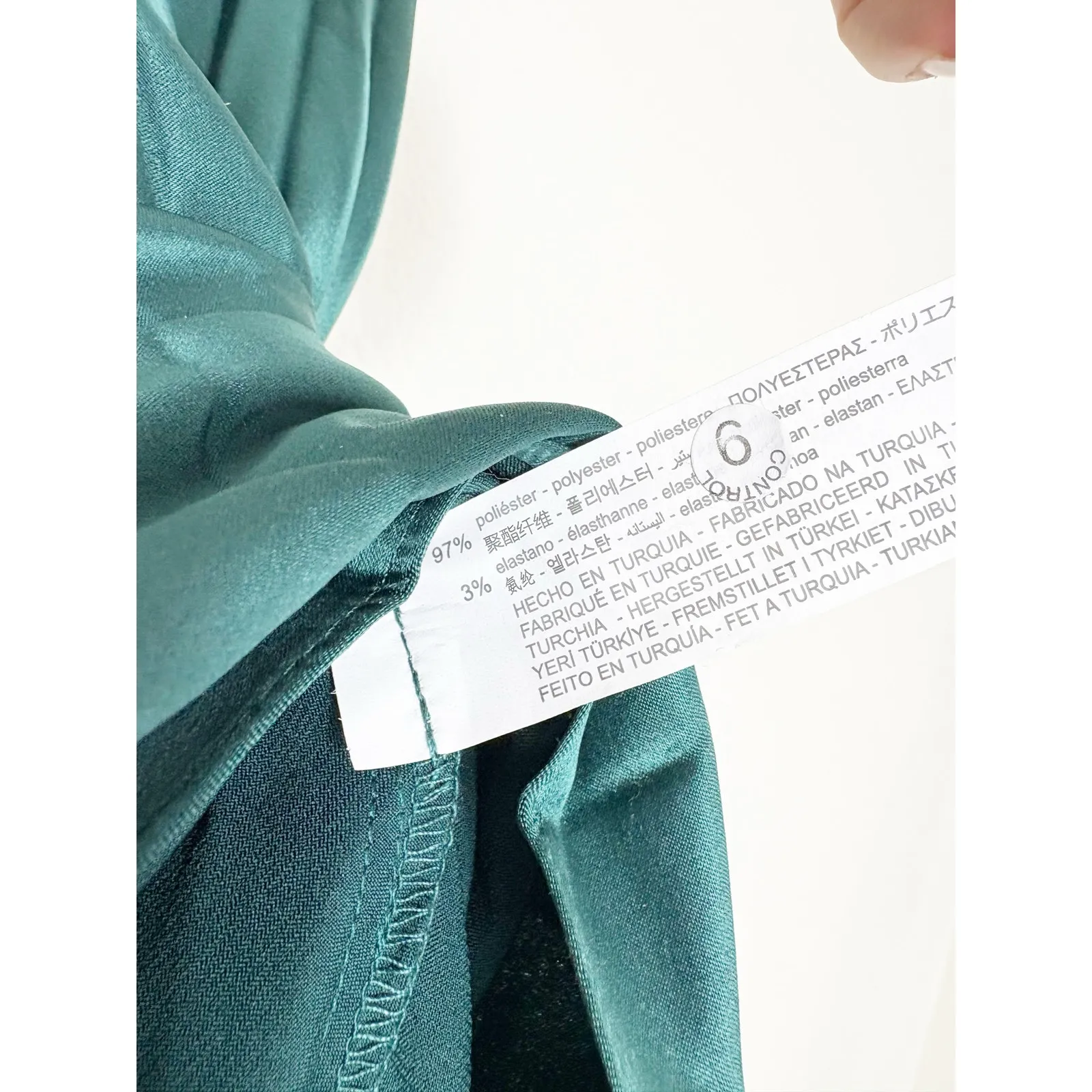 Zara Emerald Green Pleated Midi Skirt Size XS High Rise Chic Preppy Minimalist - Image 7