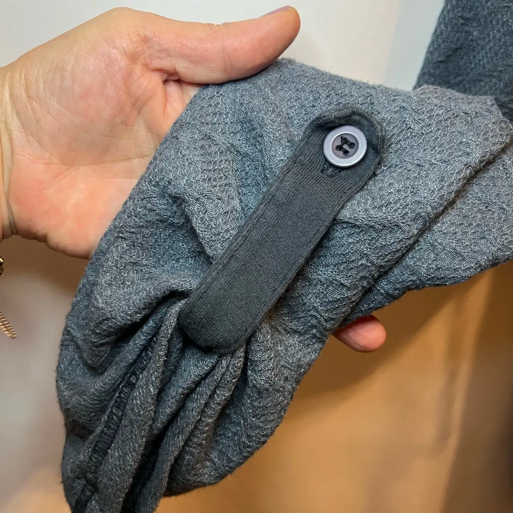 Pink Lotus Zip-Up Hoodie Women’s Size Large - Image 6