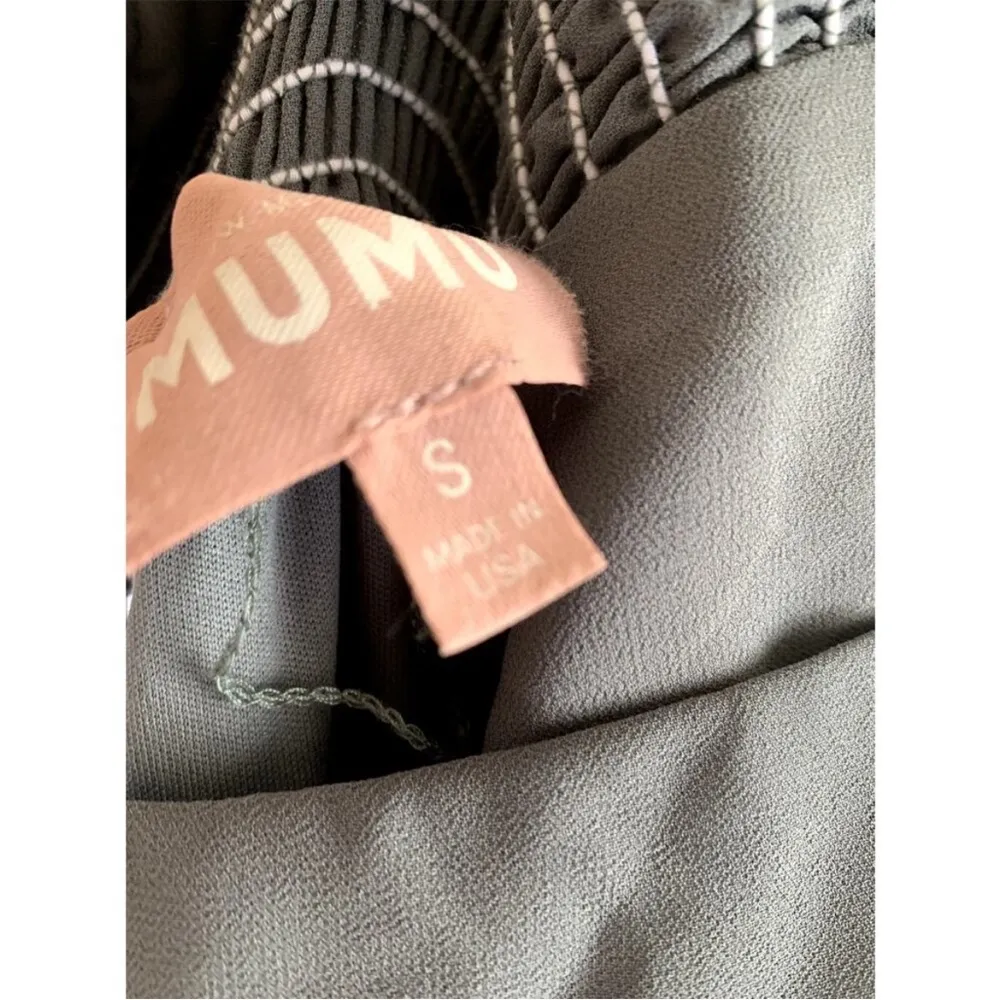 Show Me Your Mumu SMYM Claire Midi Dress in Deep Sage Chiffon NEW SMALL - Image 3