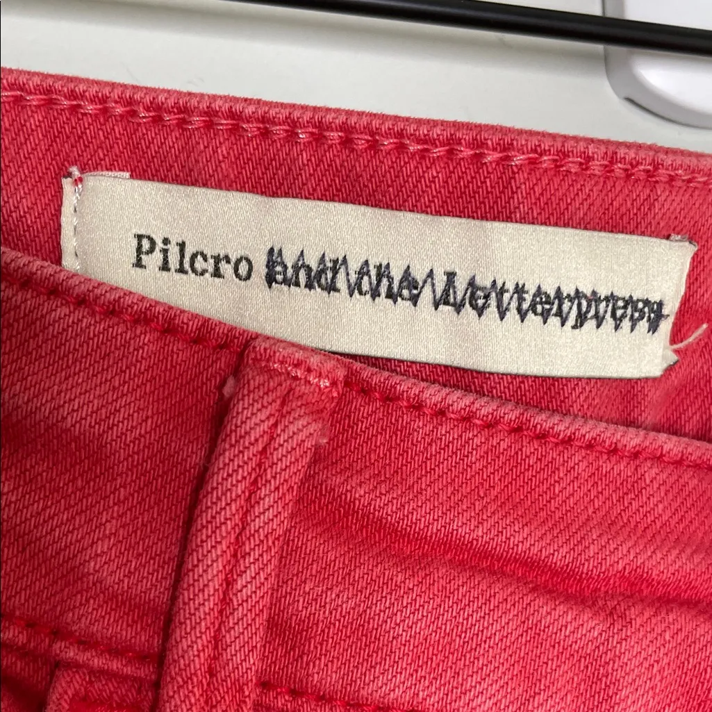 Pilcro Red Flare Women's Jeans Size 29 - Image 5