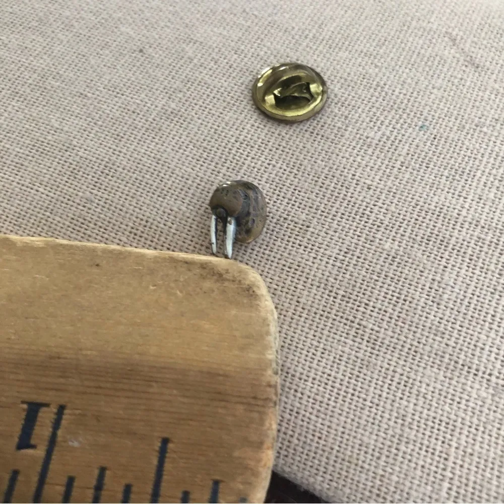 Vintage Seal Label Pin - Image 2