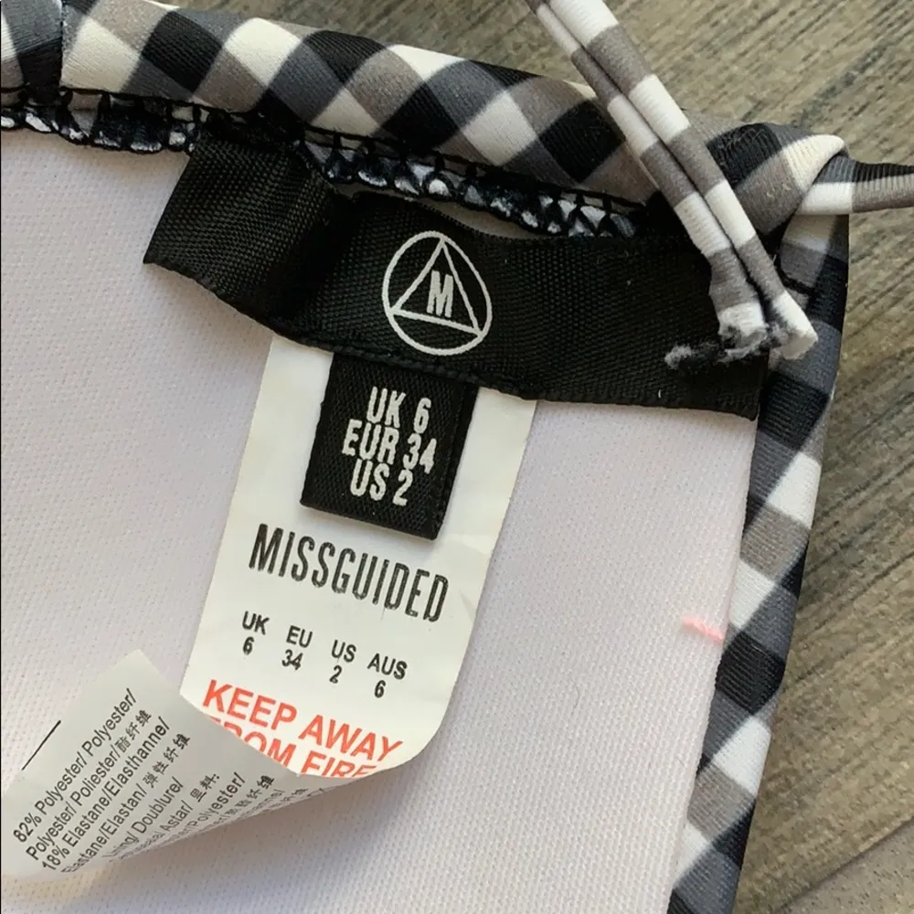 Missguided Misguided gingham bikini top - Image 5