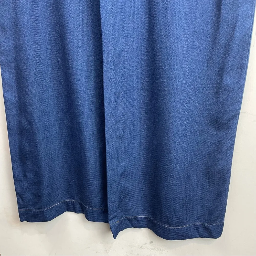 NWT Splendid Crosshatch Chambray Denim Button Up Jumpsuit Sz Small - Image 9