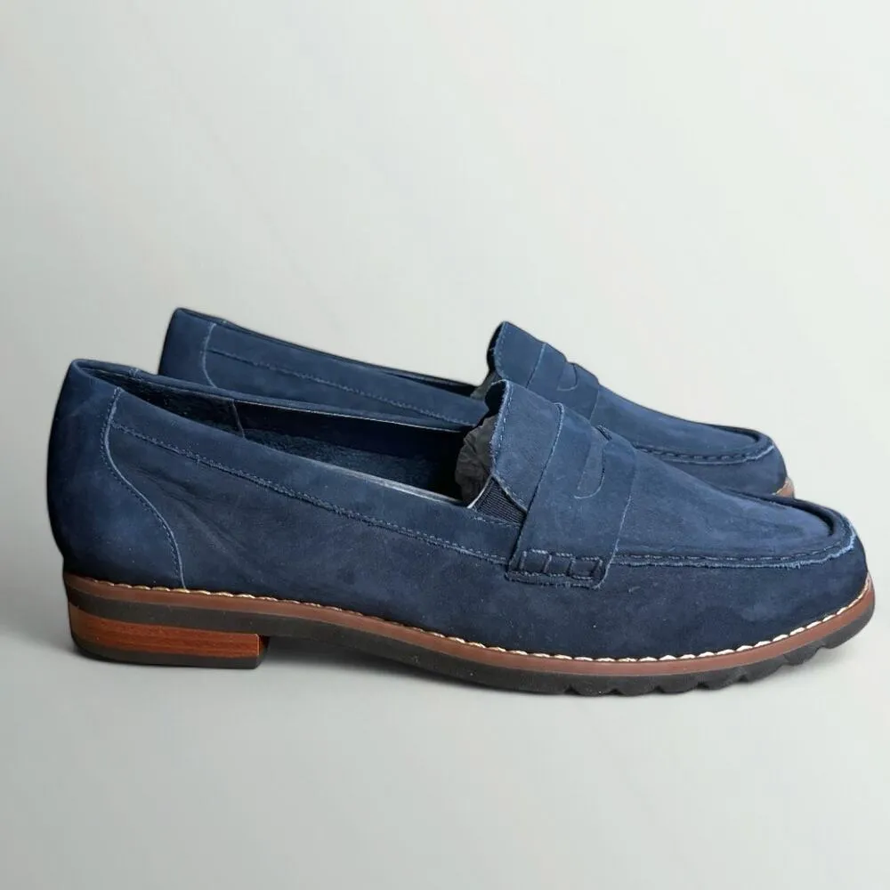 Walking Cradles Winnie 2 Navy Nubuck (Wide) Blue Size 10 - Image 4