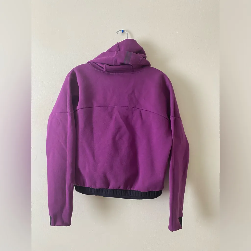 Puma Magenta Hoodie with Black Trim - Image 2
