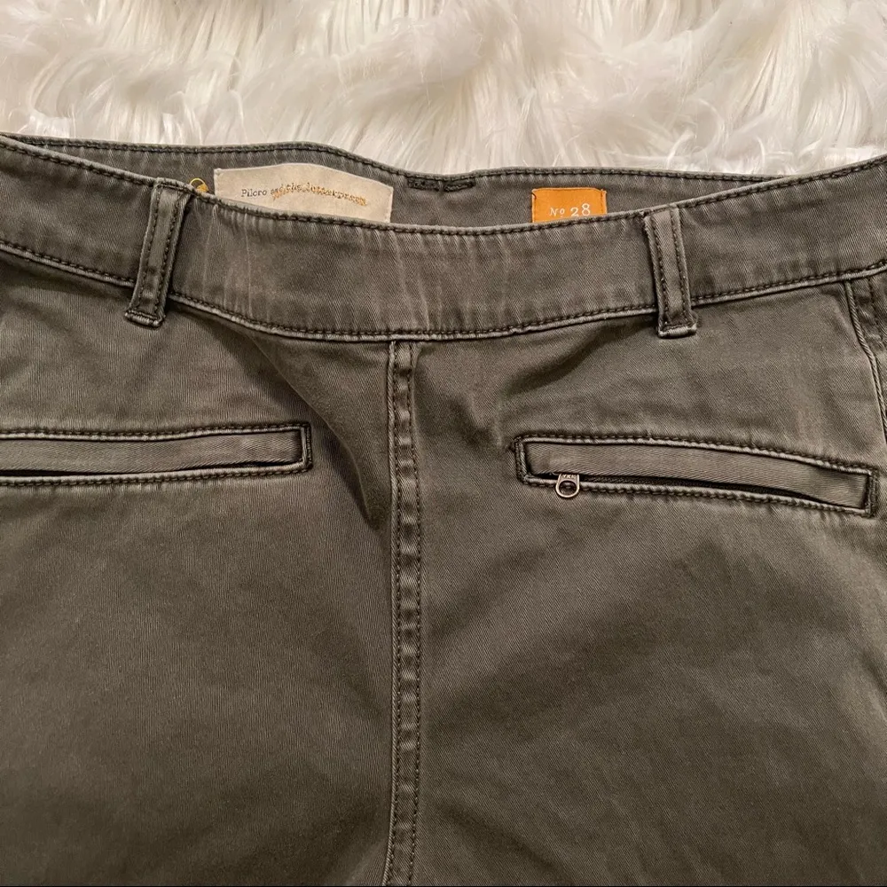 Pilcro & The Letterpress Anthropologie Superscript Pant Dark Green - Image 6