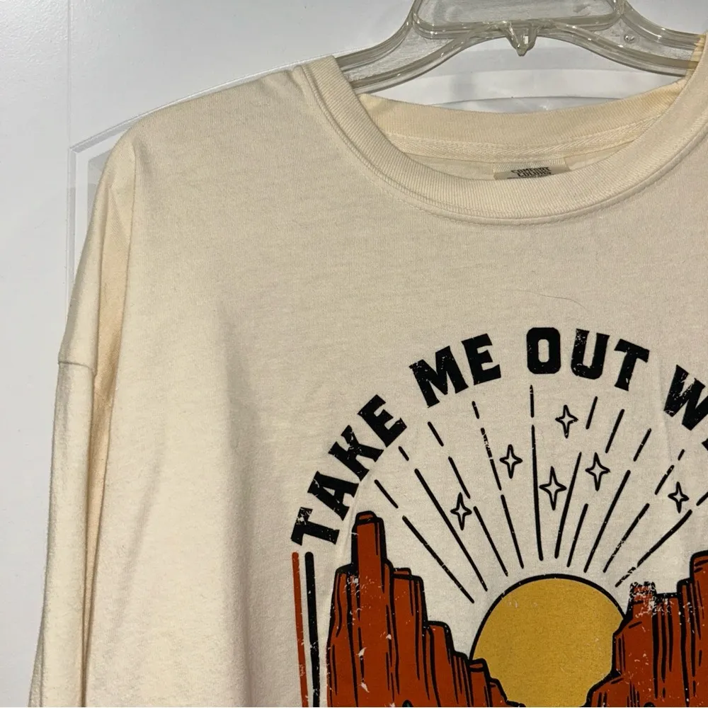 Comfort Colors Take Me Out West Long Sleeve Tshirt Women’s XL - Image 4