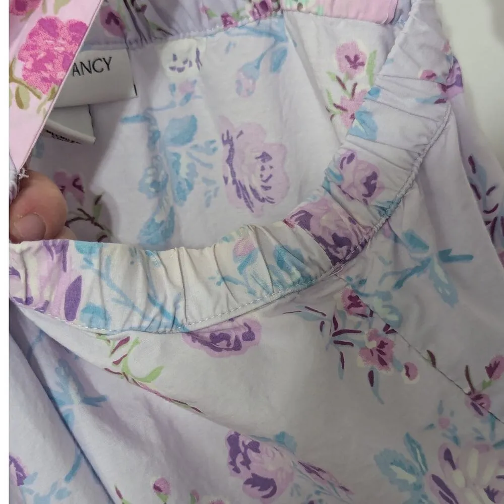 LoveShackFancy x Target Jeanne Floral Tiered Mini Dress Pastel Womens Large Pink - Image 7