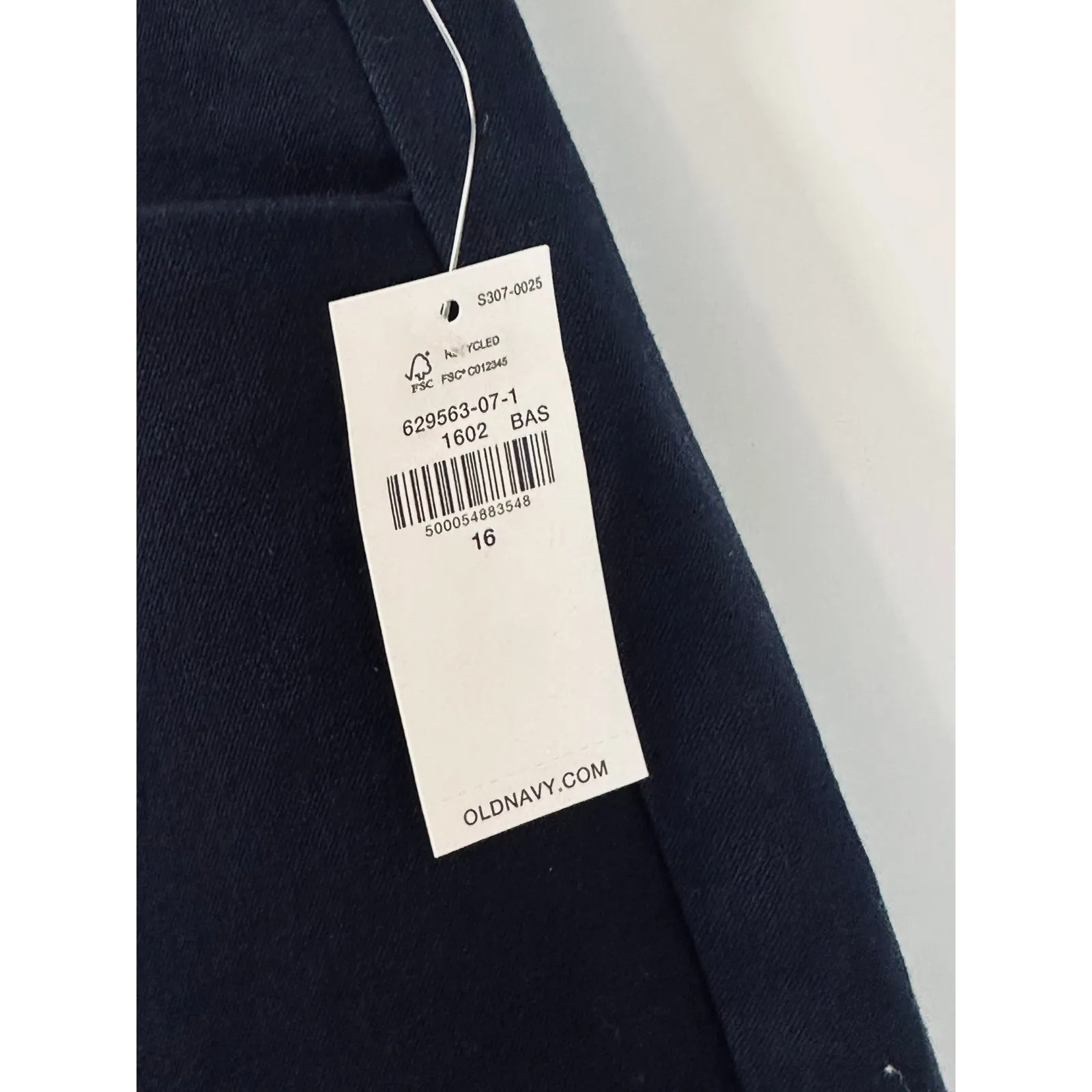 Old Navy Womens Dress Pants Pixie Style Size 16 NWT Stretch Career Trousers Blue - Image 4