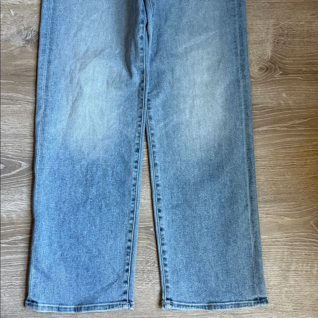 MOTHER The Rambler Zip High Rise Ankle Straight Jeans in County Line 28 Blue - Image 6