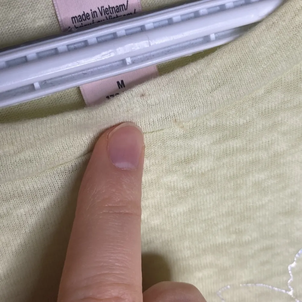 Victorias’s Secret pale yellow love graphic burnout t-shirt size M - Image 49