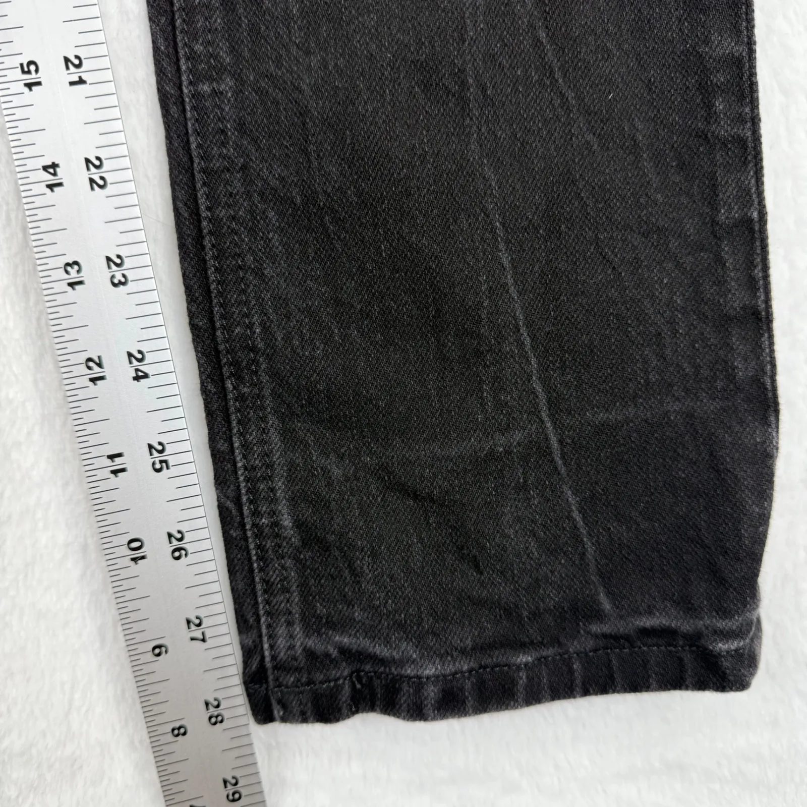 Reformation‎ Jeans Womens 24 Black Stevie Ultra High Rise Jean Comfort Stretch - Image 4