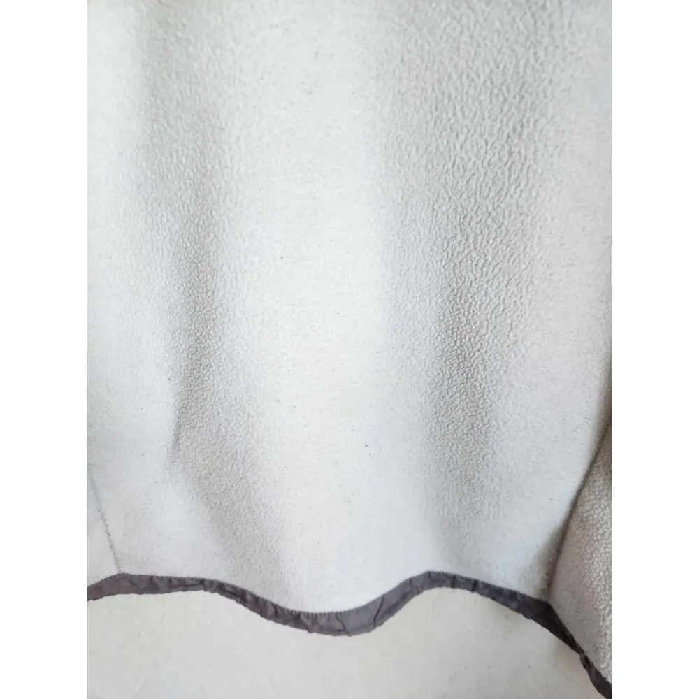 The North Face  Full Zip up Beige Neutral Fleece Jacket Size Large - Image 8