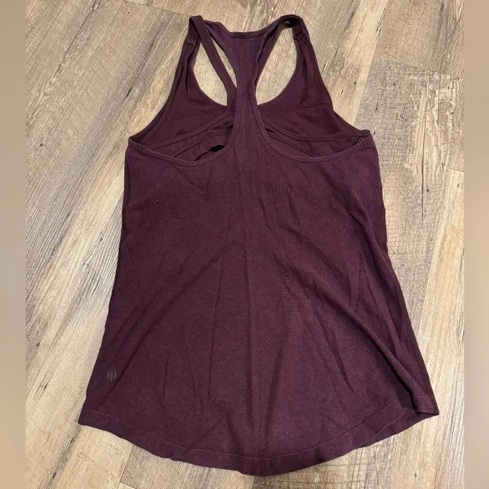 Lululemon Athletic Racerback Tank With Built-in Bra - Image 3