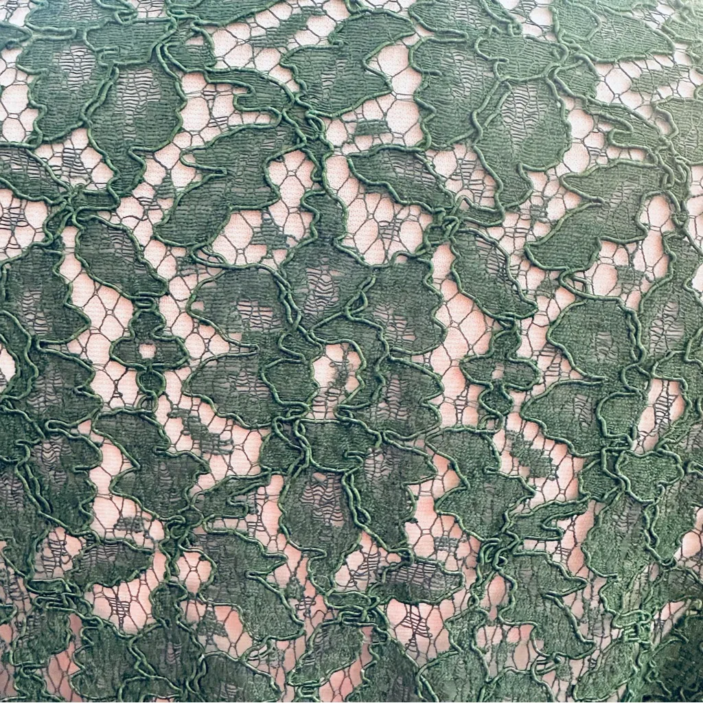 Elegant Green Lace Women's Vintage Victorian Cardigan Size M - Image 13