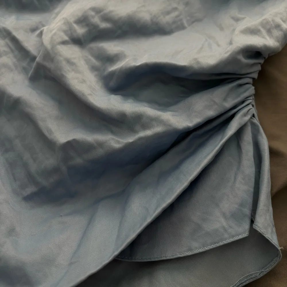 Zara Asymmetrical Blue Top - Image 2