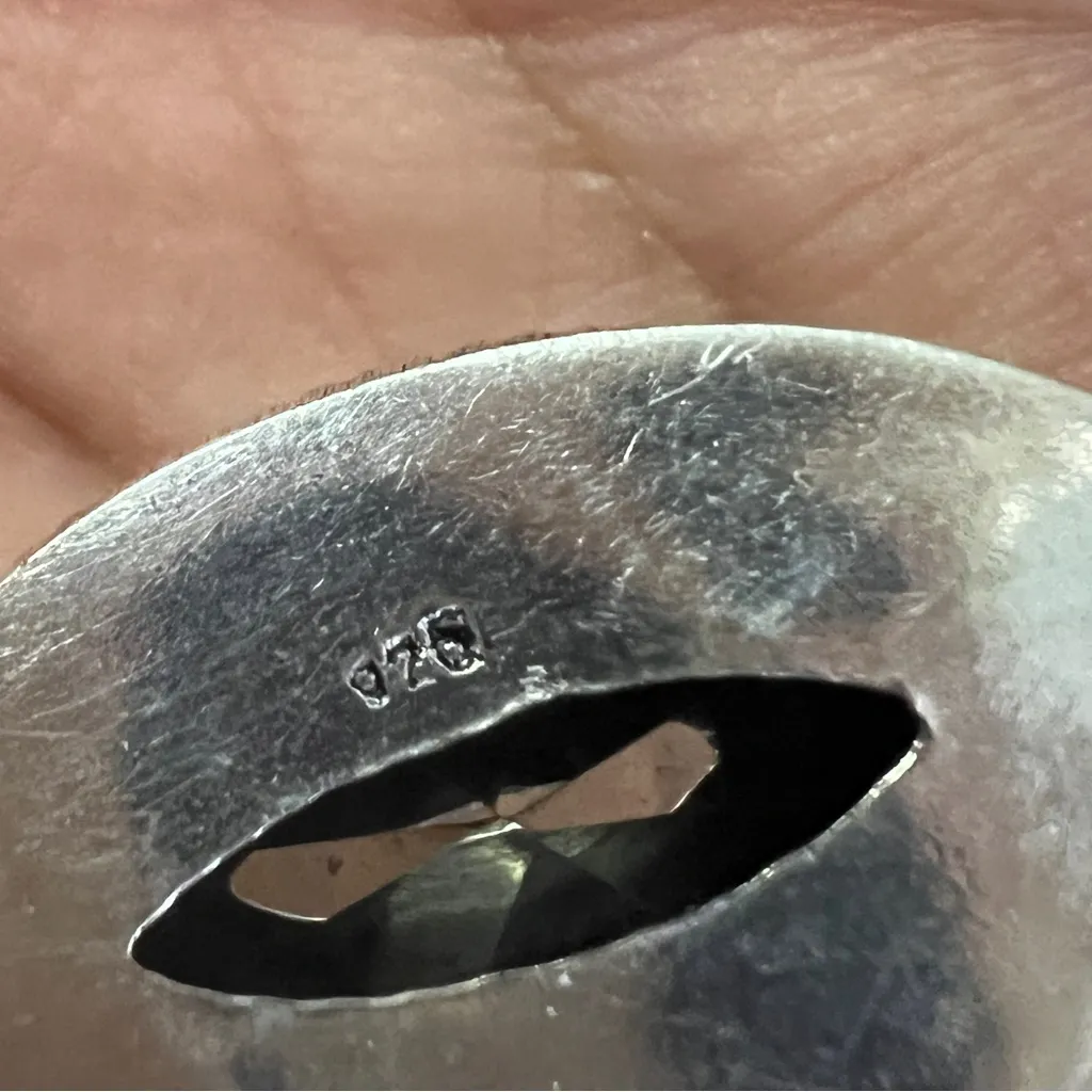 925 Sterling Silver Mystic Topaz Gemstone Handmade Antique Pendant Jewelry Pink - Image 7