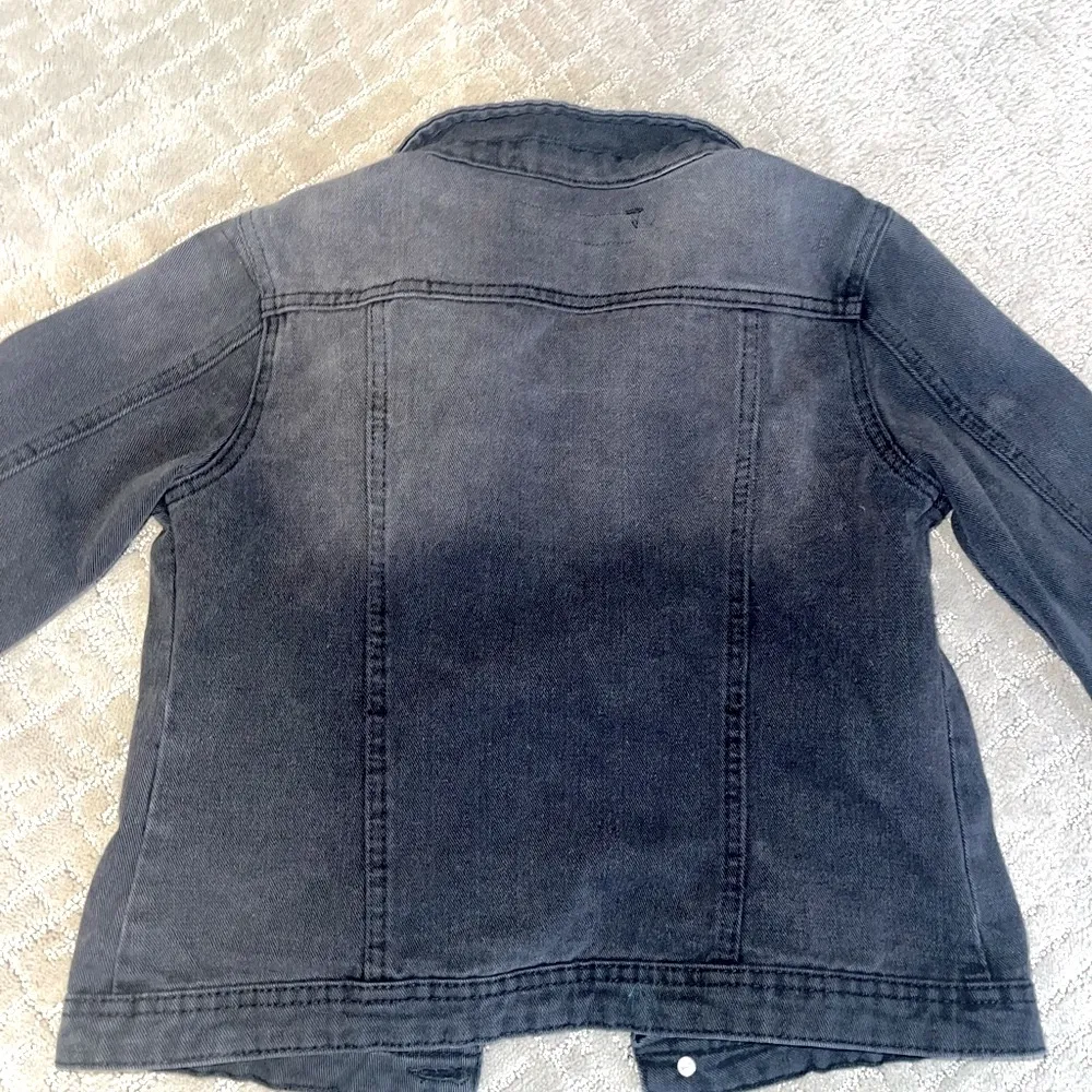Black Jean Jacket Size XS - Image 4