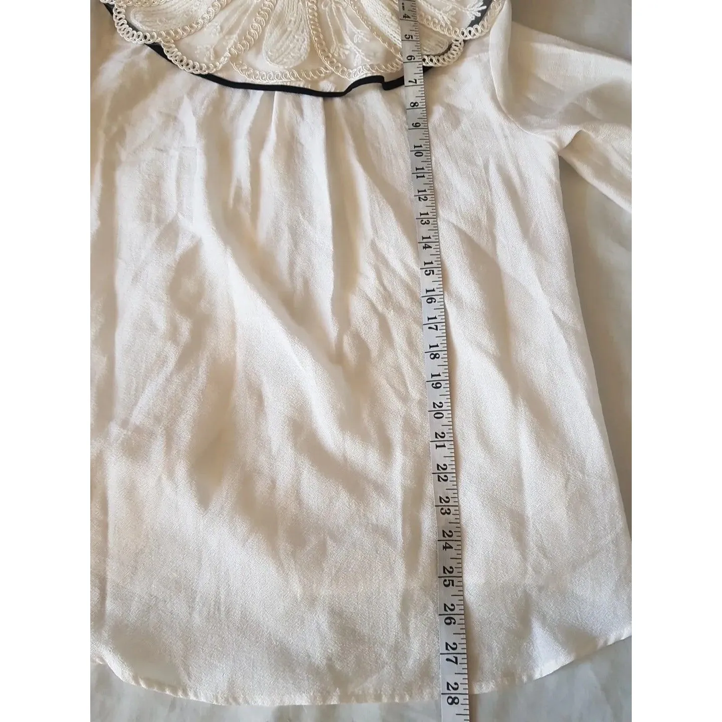 Abby Womens Blouse Sz Large Coquette Victorian Edwardian Cottage Cottagecore - Image 14