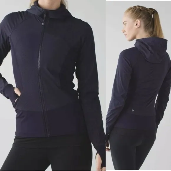 lululemon athletica Black Zip-Up Jacket - Image 2