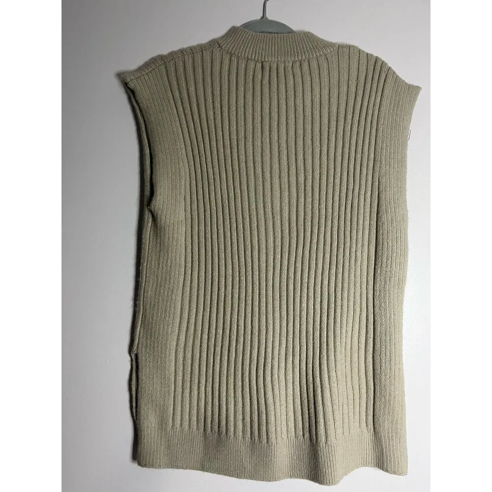 Rib-knit Sweater Vest sz small/medium - Image 2