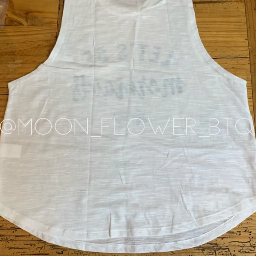 Let’s be Mermaids Tank Top White Size M - Image 6
