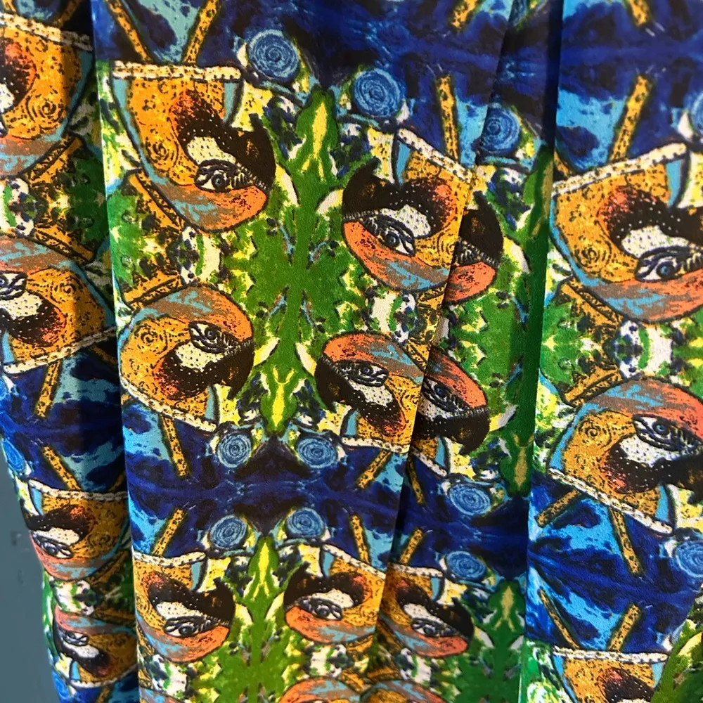 Sam Edelman  Colorful Patterned Spaghetti Strap Dress | Size Medium - Image 3