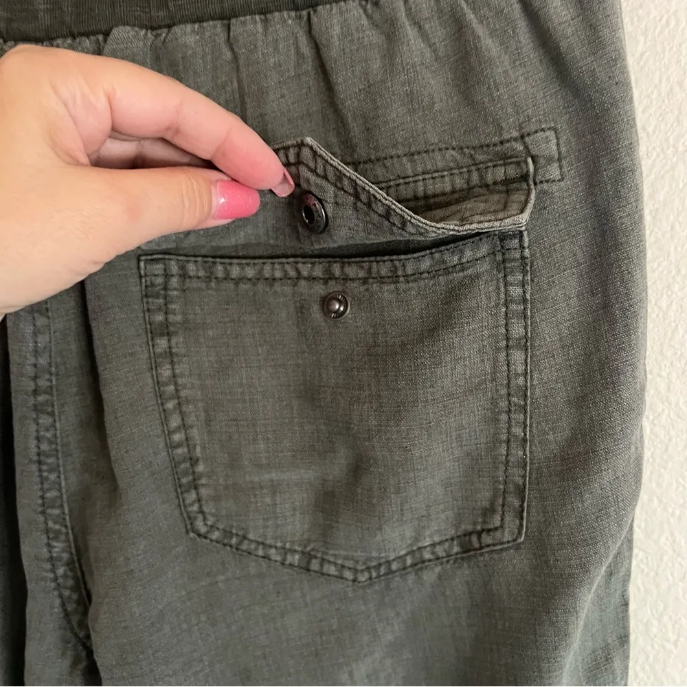 Splendid Lakeside Jogger, lyocell/linen blend, moss green, size S - Image 7