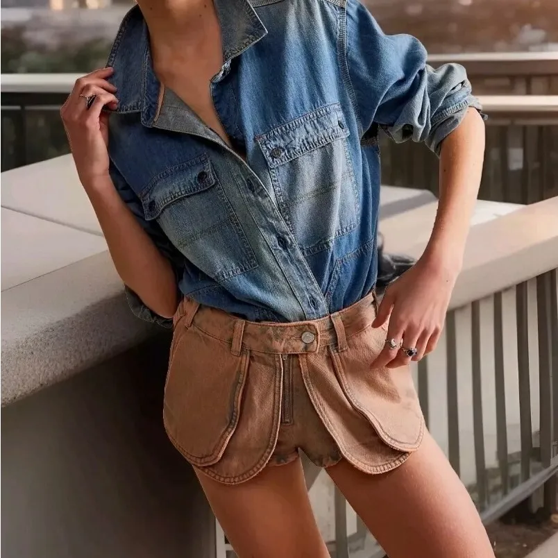 NWT We The Free Prince Street Denim Shorts - Image 2