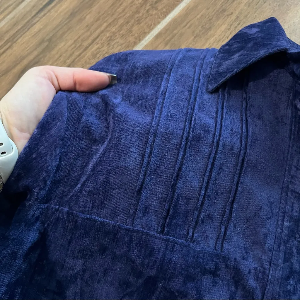 RRL Ralph Lauren women’s velvet top size 3 Purple - Image 5