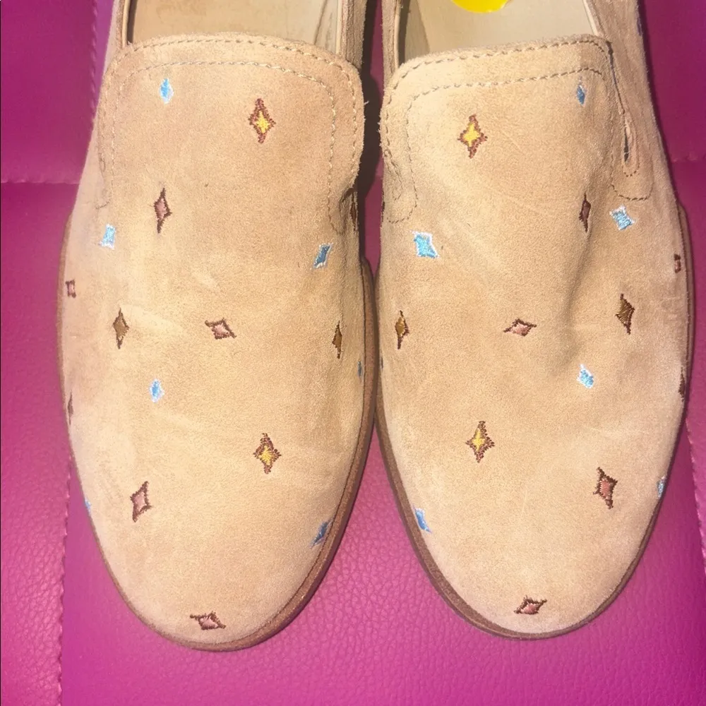 Rag & Bone Camel Tan Amber Suede Flats Size 5 - Image 5