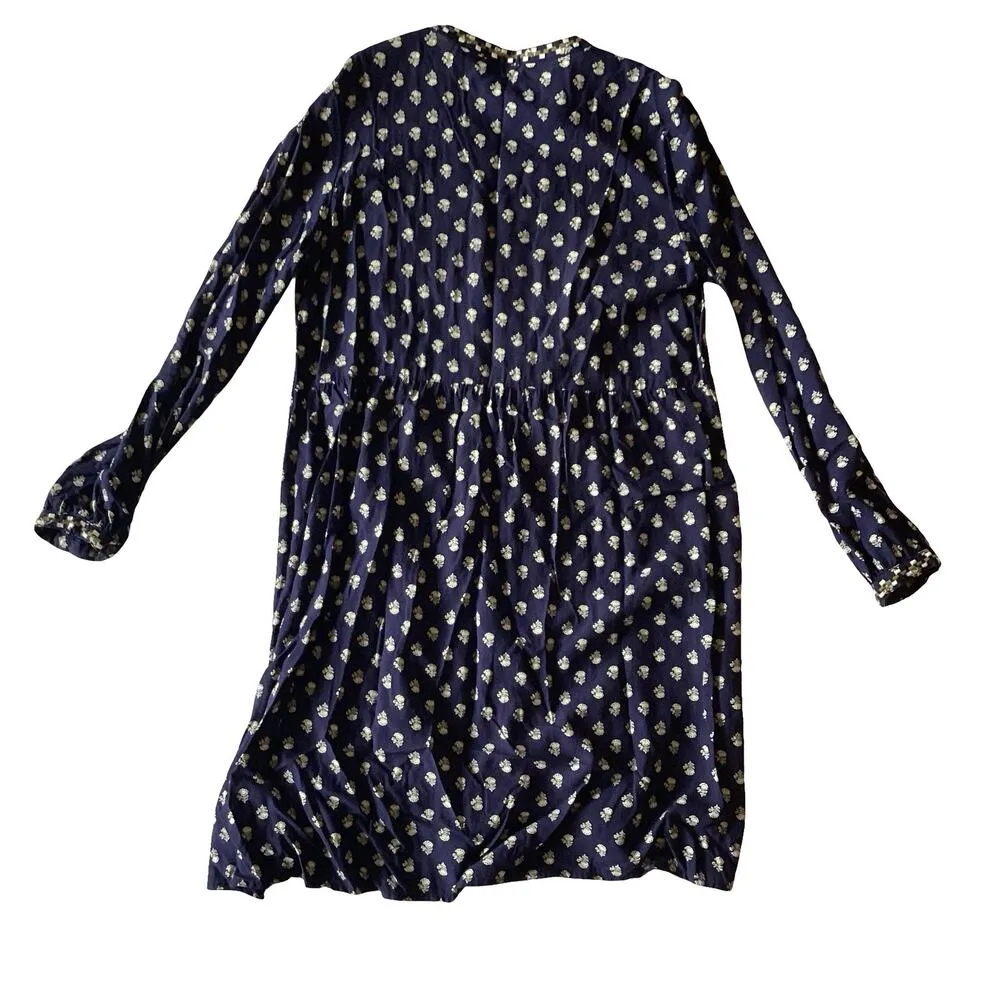 Old Navy Printed Tie-Neck Swing Dress - Image 9