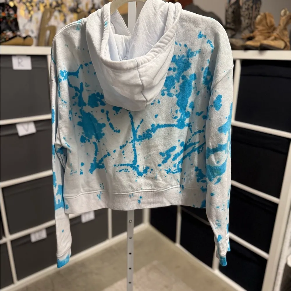 Nickelodeon Vintage 90st Crop Tie Dye Rugrats Hoodie Sweatshirt - Image 5