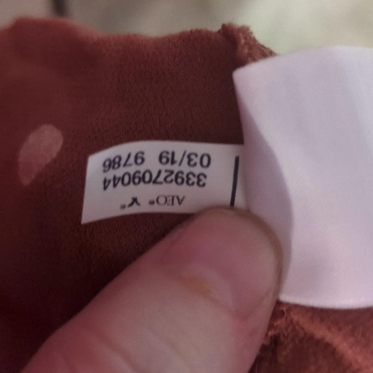 American Eagle Brown White Polka Dot Crop Top Size XS - Image 7