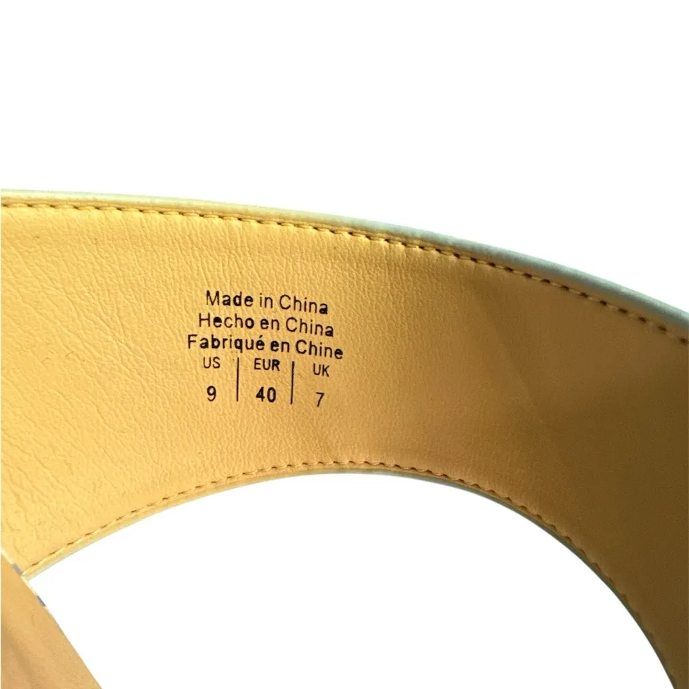 Draper James RSVP Charlotte Women’s Wedge Sandals Blue White Size 9 NWOT - Image 8