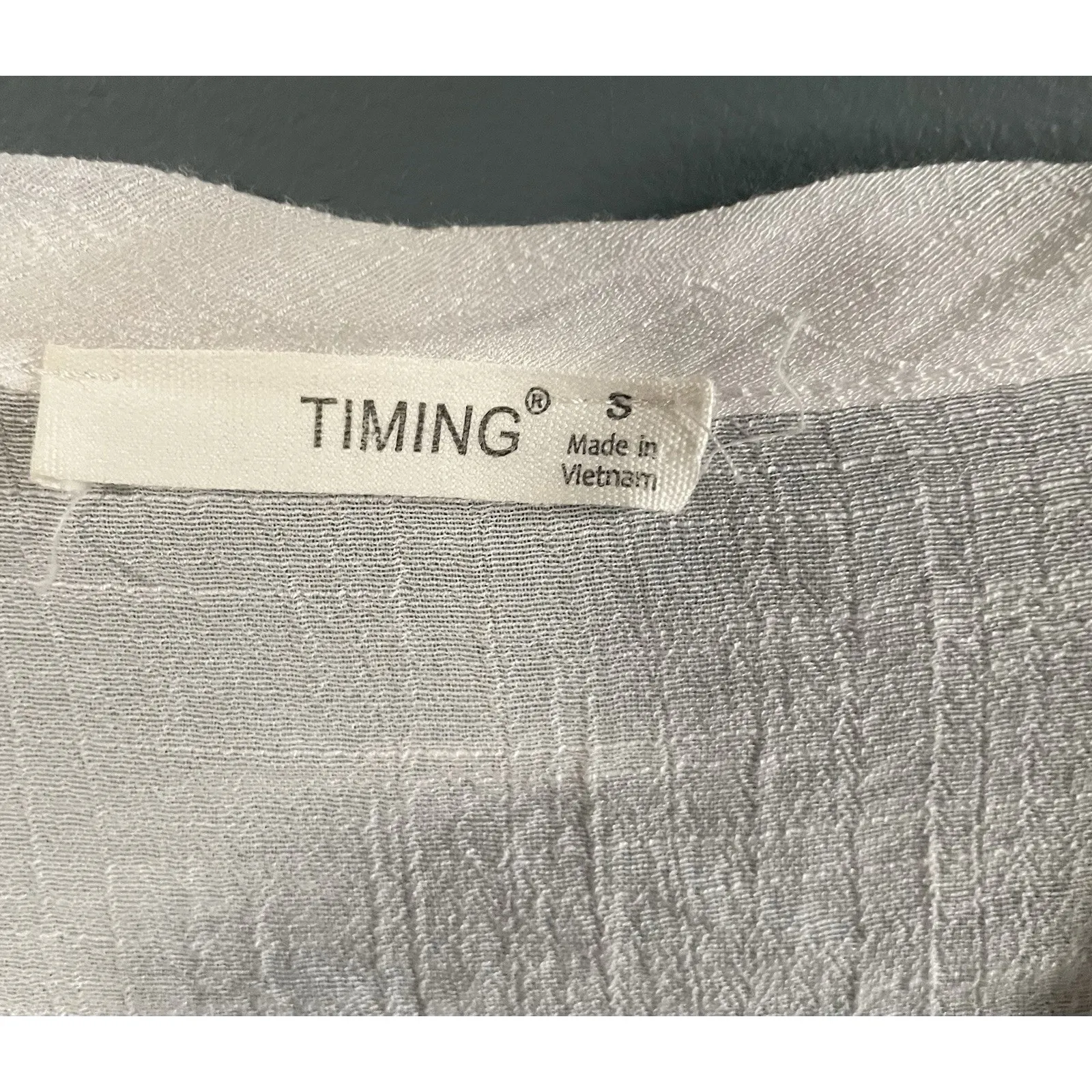 White Bblouse Timin Size S - Image 3
