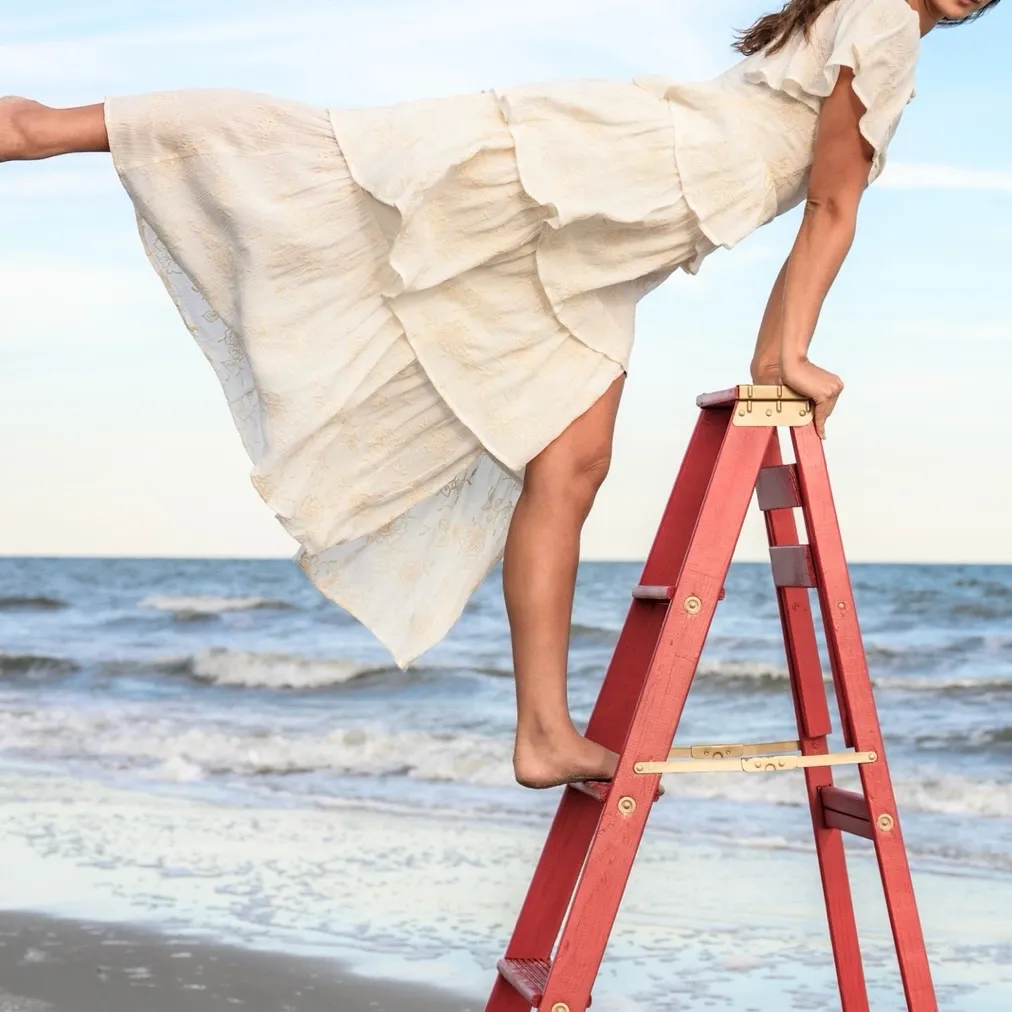 NEW Altar’d State Embroidered Floral Maxi Dress Size Large NWT - Image 6