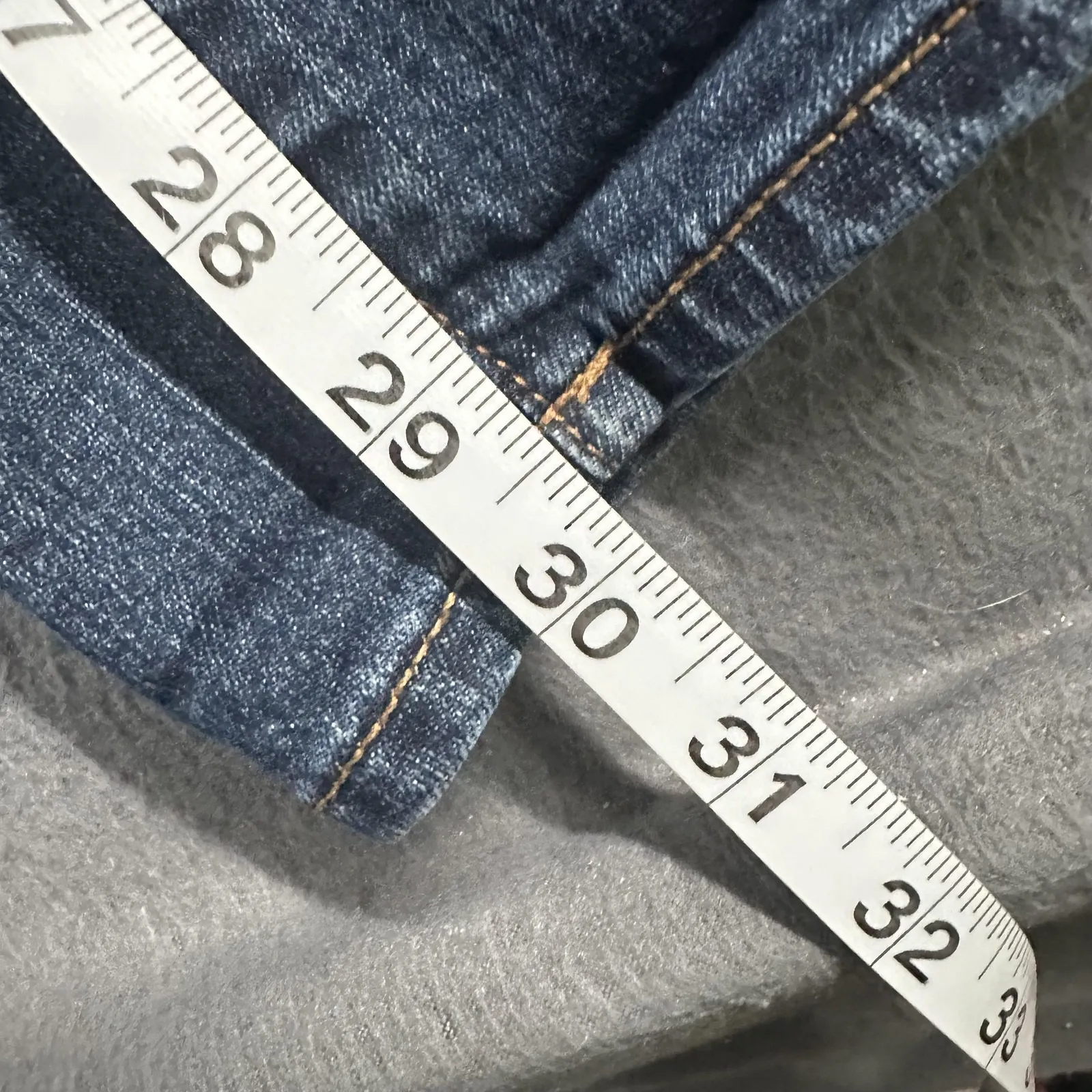 Old Navy Original Jeans Womens 16 Blue Mid Rise Straight Stretch Denim Pants - Image 10