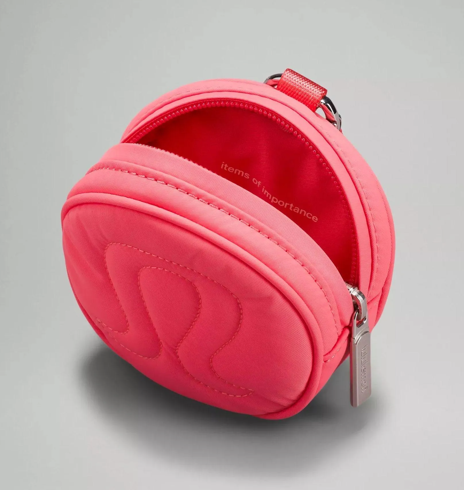 Lululemon Logo Coin Pouch NWT Raspberry Cream - Image 3