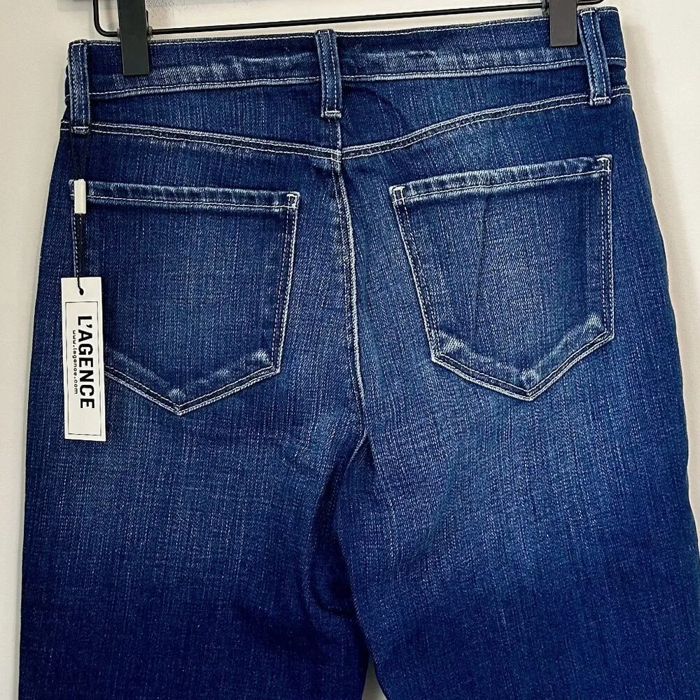 NWT L'AGENCE Sada High Rise Slim Cropped Jean in Frisco - Size 25 - Image 7
