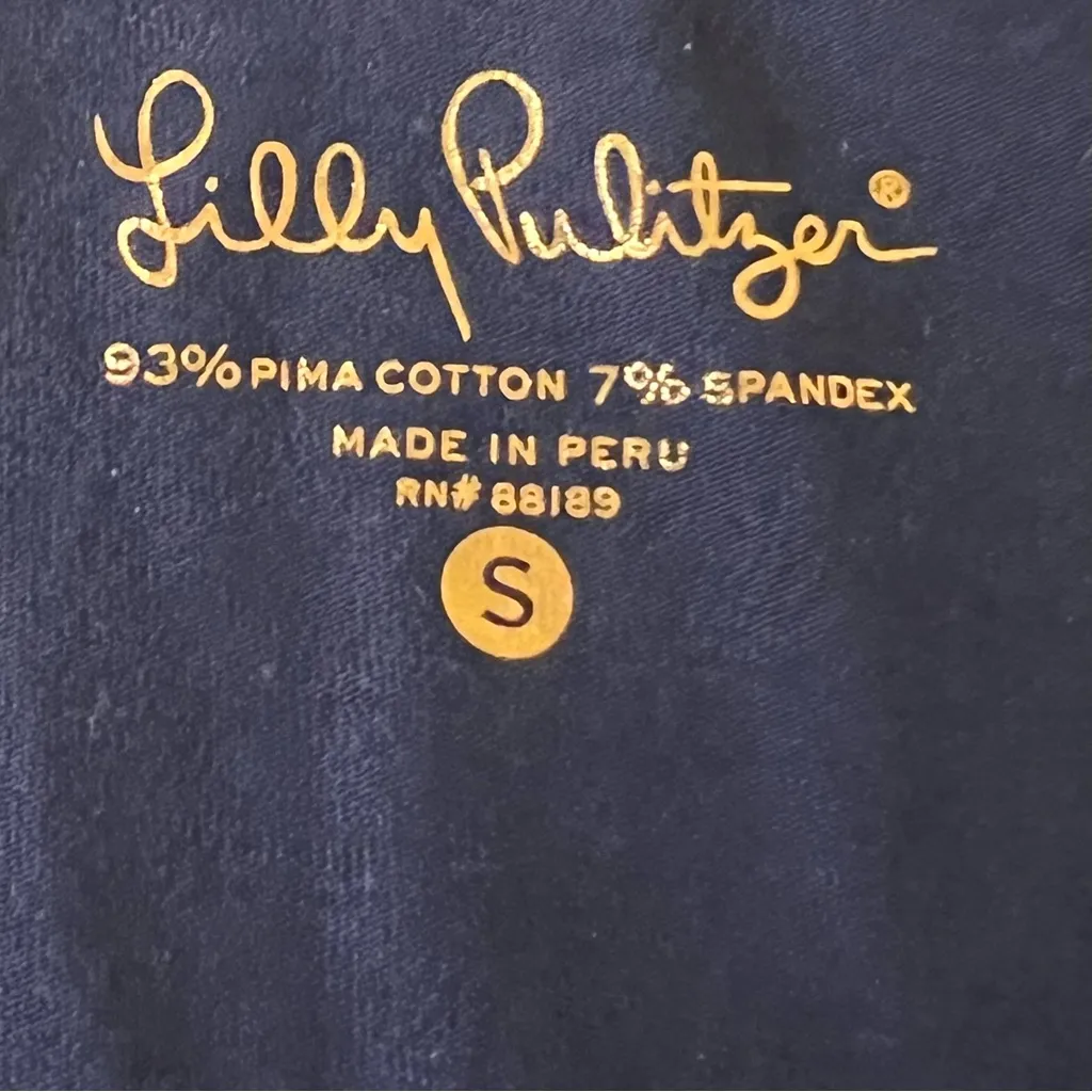 Lilly Pulitzer Michelle V- Neck Tee- NWOT - Image 7