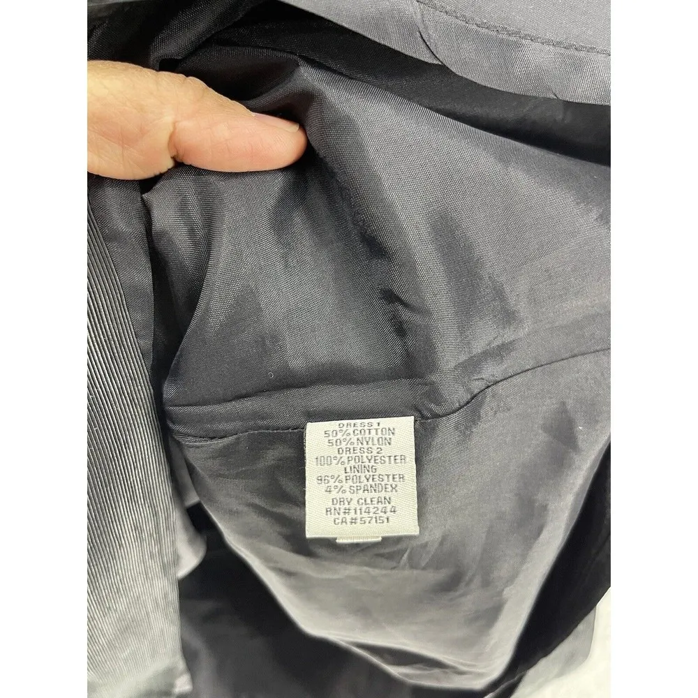 Eliza J. Women's Dress Fit & Flare Black Lace Top Size 0 Petite Long Sleeve - Image 6