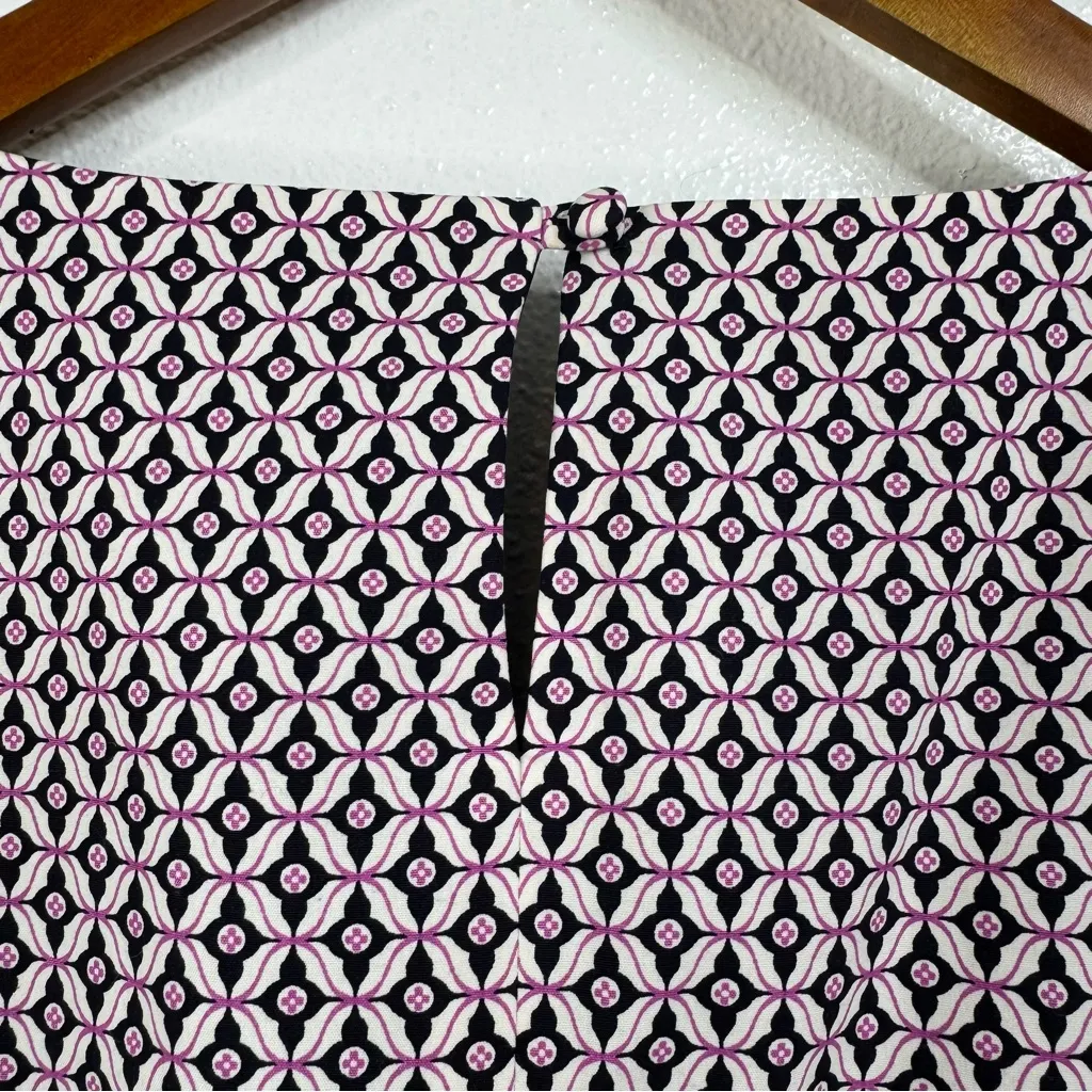 Brooks‎ Brothers 346 Geometric Print Sleeveless Dress Size 4 - Image 9