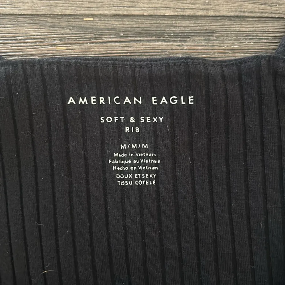 American Eagle Soft & Sexy Ribbed Cropped Tank - Image 3