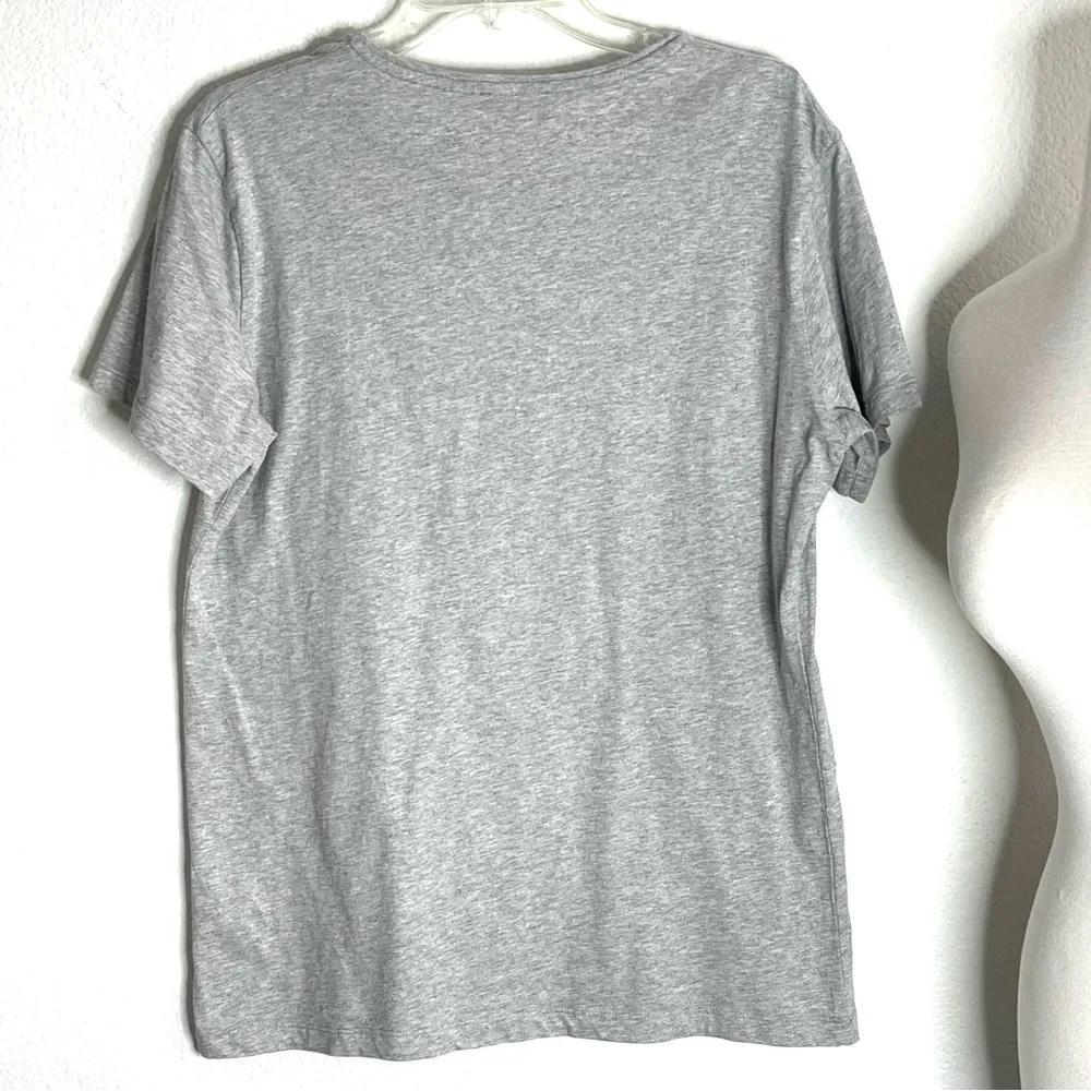 DIESEL T Shirt short cap like sleeves graphic on front round neckline - Image 8