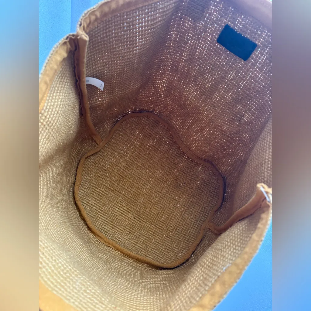 J JILL Sunflower Yellow Textured Tote Bag - Image 5